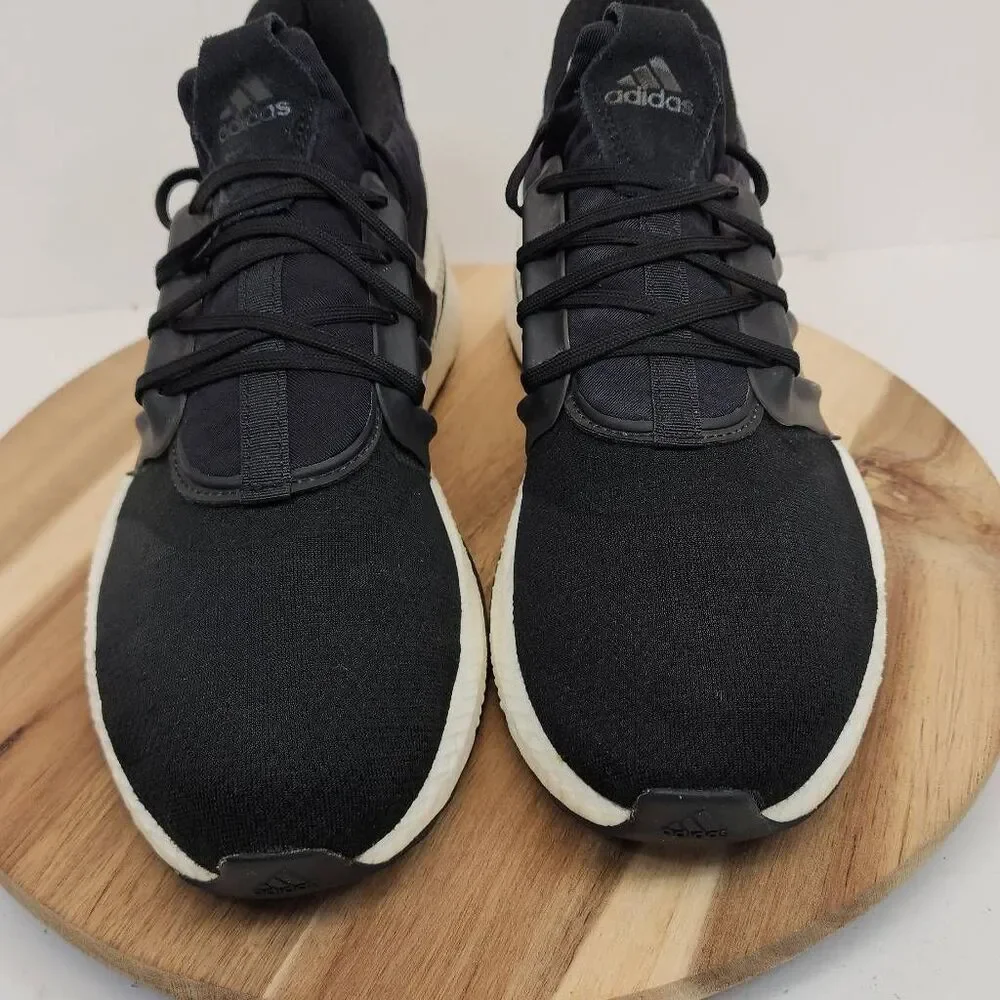 adidas X_PLRBOOST Running Shoes Black White Men's Size 9.5 ID9432